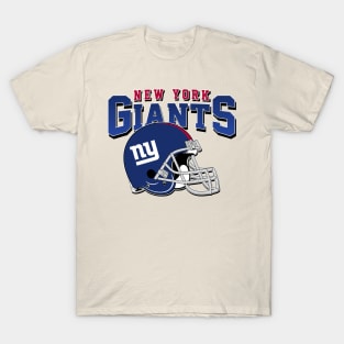 New York Giants Football Helmet T-Shirt